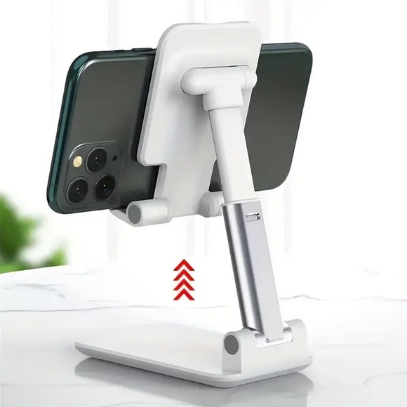 Universal Adjustable Phone Stand Ergonomic- Black or White - Picture 7 of 10